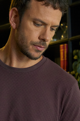 Camiseta Capri Texture Marrom