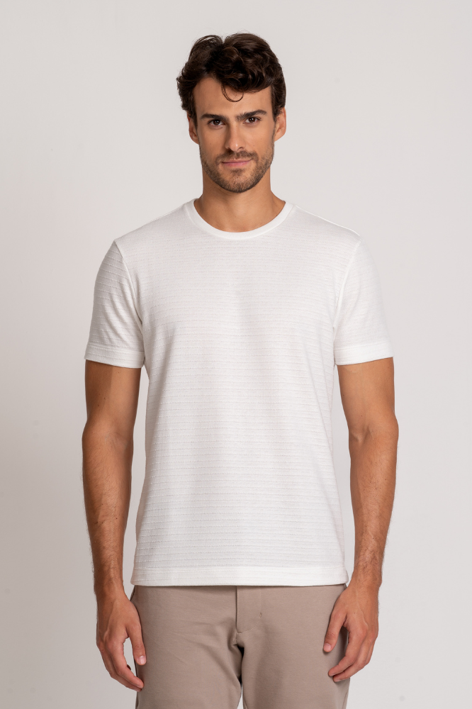 Camiseta Cotton Milano Off White