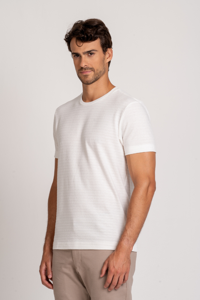 Camiseta Cotton Milano Off White