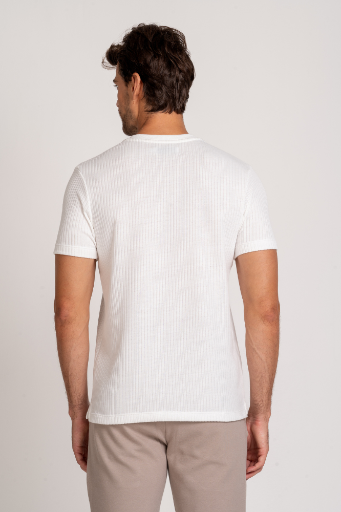Camiseta Tricot Madri Off-White