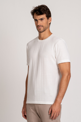 Camiseta Toscana Texture Off-White
