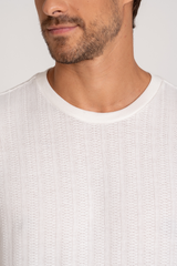 Camiseta Toscana Texture Off-White