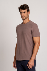 Camiseta Toscana Texture Marrom
