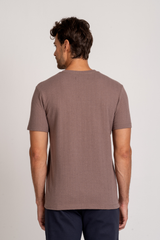 Camiseta Toscana Texture Marrom