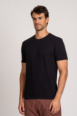 Camiseta Toscana Texture Preta