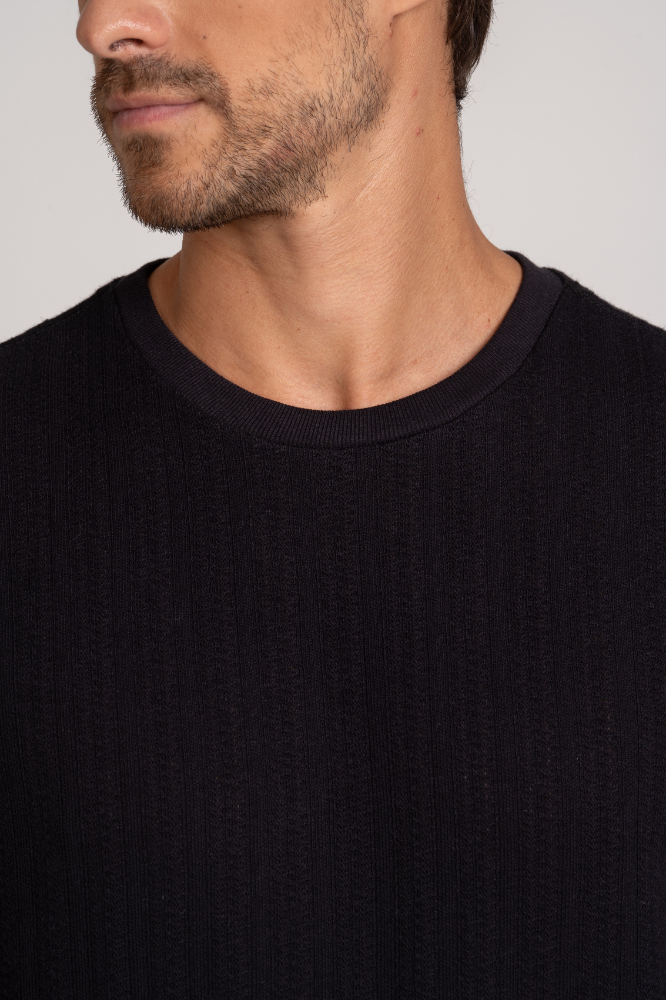 Camiseta Toscana Texture Preta