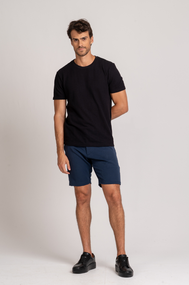 Camiseta Toscana Texture Preta