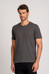 Camiseta Tricot Madri Cinza