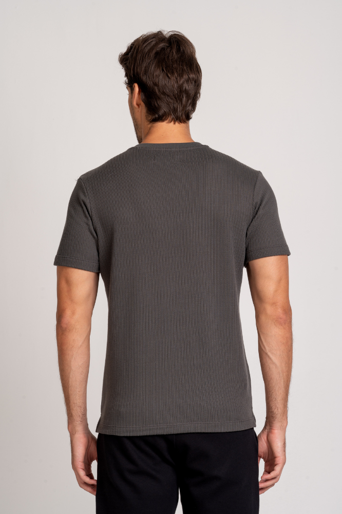 Camiseta Tricot Madri Cinza