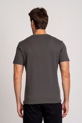Camiseta Tricot Madri Cinza