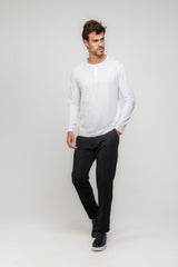 Calça Alfaiataria Moletom Soft Piquet Preto