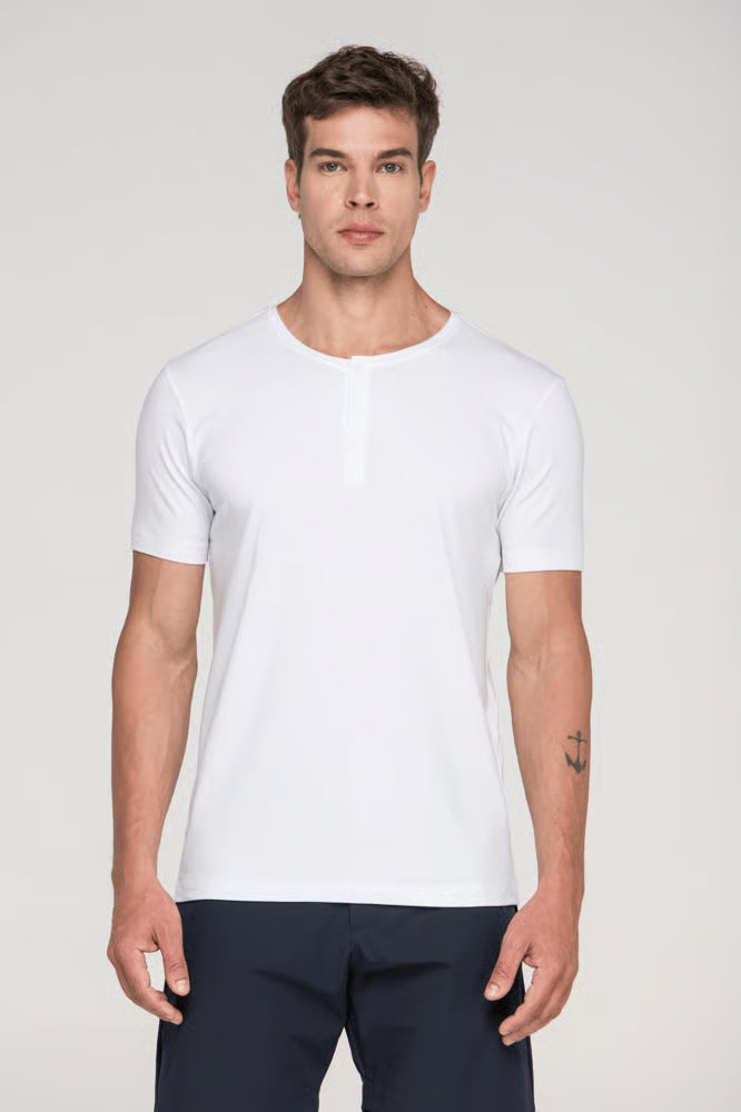 Kit 2 Camisetas Henley Smart