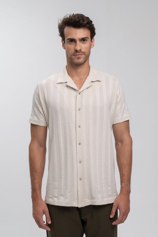 Camisa Gola Esporte Marine Breeze Bege