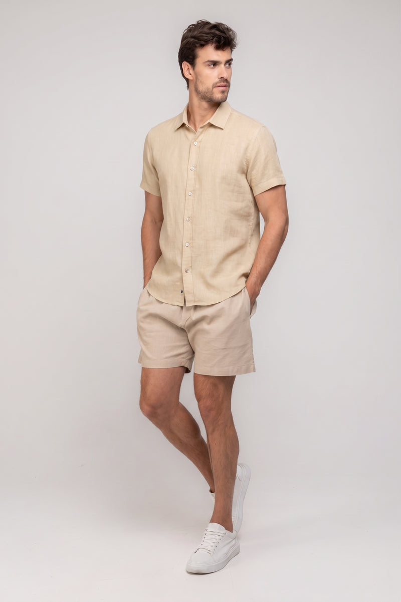 Kit Camisa Social Linho + Short Linen Resort