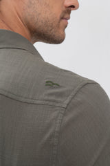Camisa Social Manga Longa Cotton Sicilia Verde