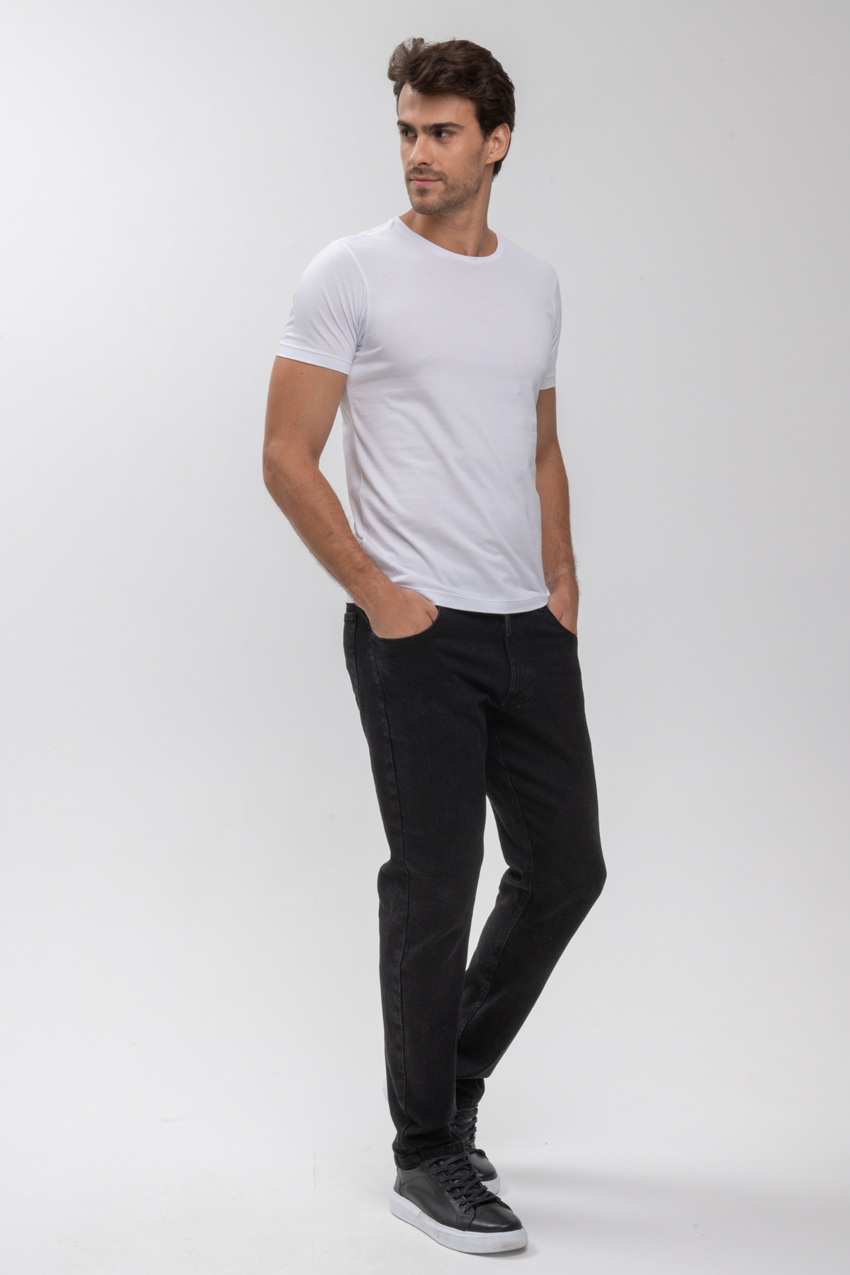 Calça Jeans Slim Deep Shade