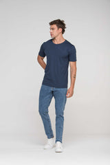 Camiseta Smart Algodão Egípcio Azul Marinho