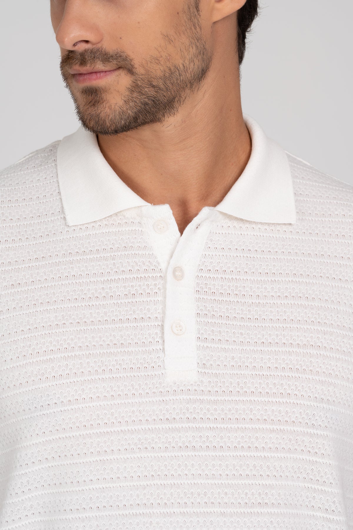 Polo Tricot Resort Off White