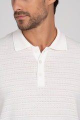 Polo Tricot Resort Off White