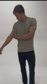 Camiseta Cotton Pima Taupe