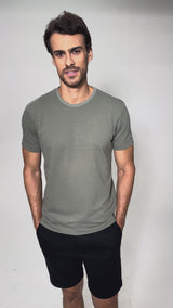 Camiseta Tricot Resort Verde