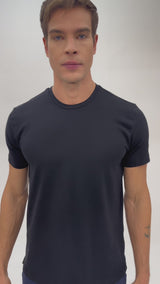 Camiseta Strong Algodão Egípcio Duplo Preto