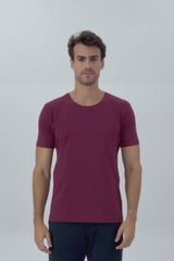 Camiseta Smart Algodão Egípcio Bordô