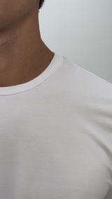 Camiseta Strong Algodão Egípcio Duplo Branco