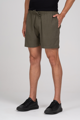 Short Linen Resort Elegance Verde