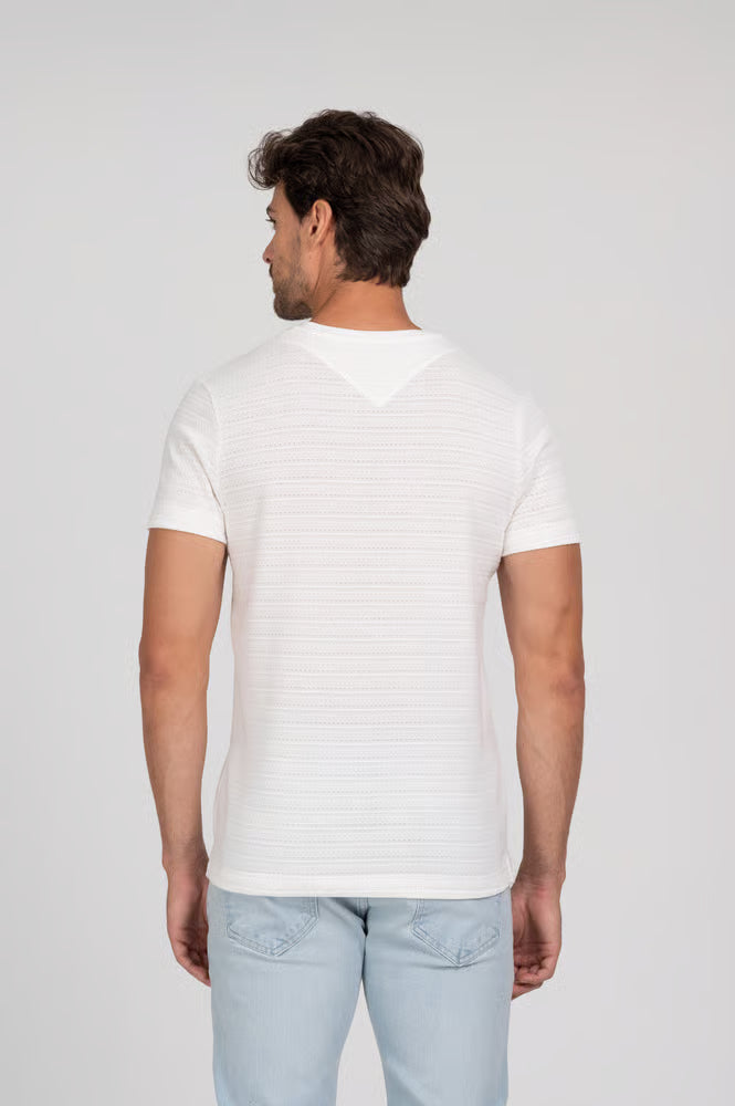 Camiseta Tricot Resort Off White