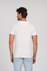Camiseta Tricot Resort Off White