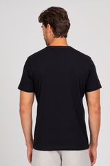 Camiseta Canelada Eco Preto