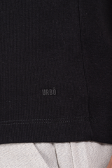 Camiseta Canelada Eco Preto