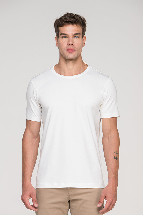 Camiseta Smart Algodão Egípcio Branca