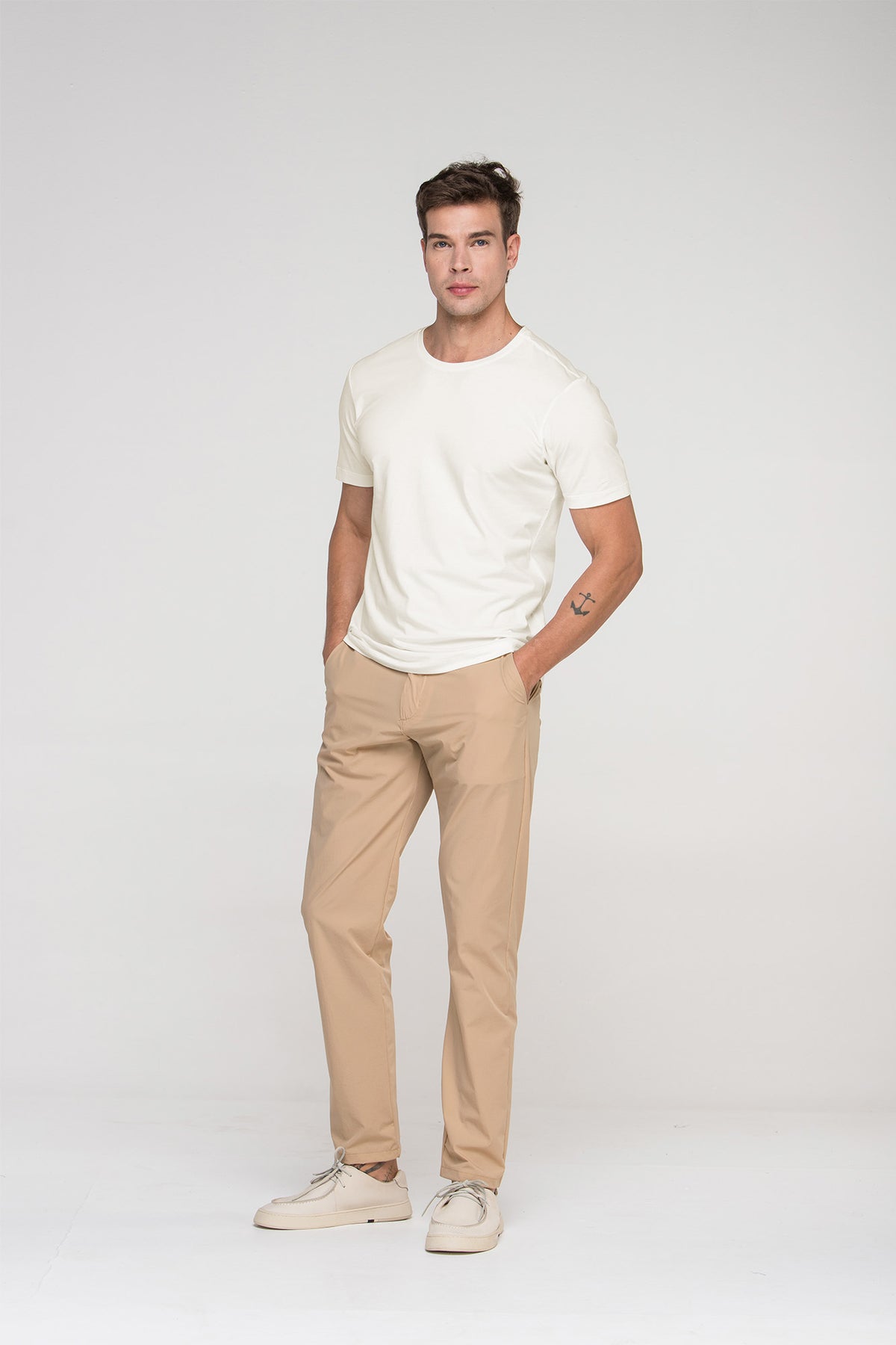 Camiseta Smart Algodão Egípcio Off-White