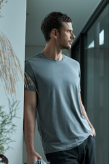 Camiseta Smart Algodão Egípcio Cinza