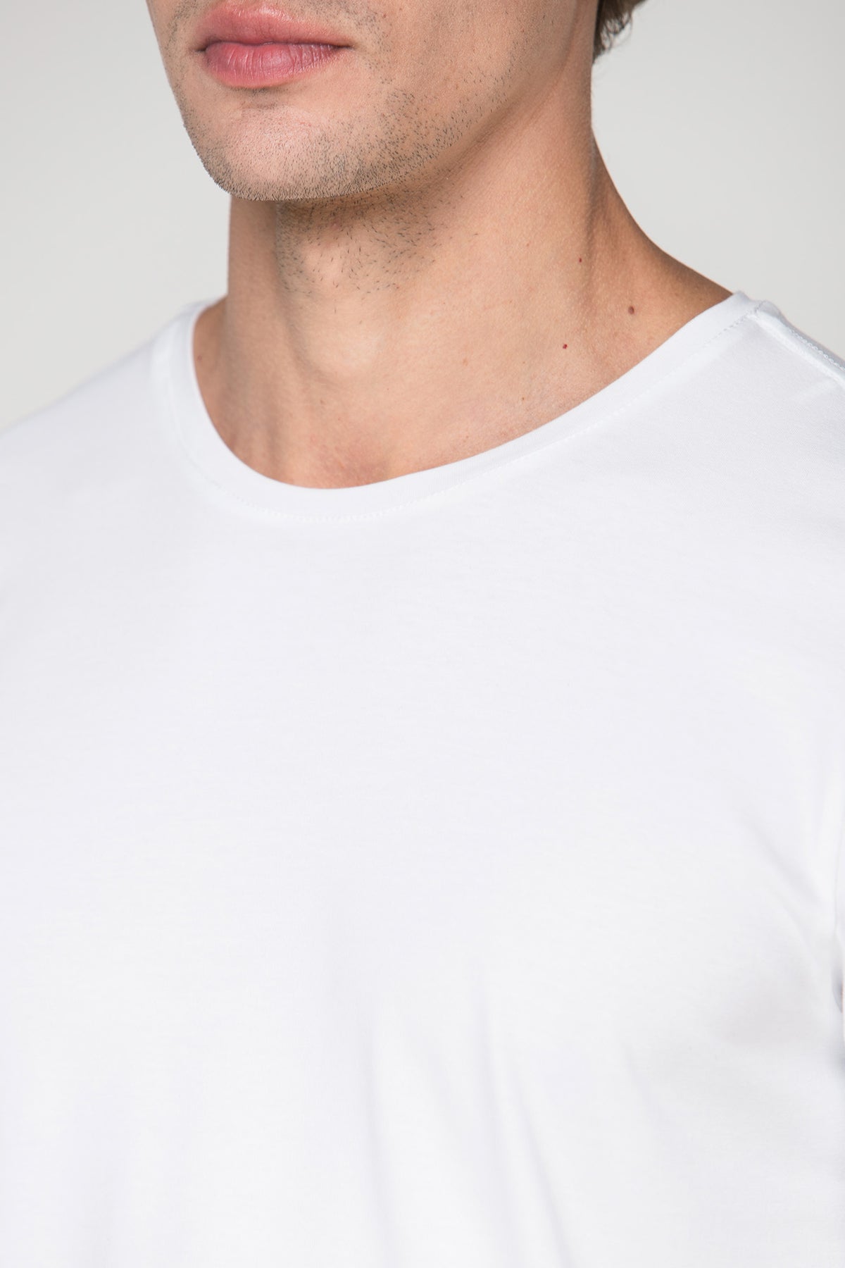 Camiseta Smart Manga Longa Branca