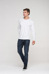 Camiseta Smart Manga Longa Branca