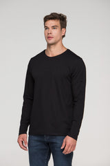 Camiseta Smart Manga Longa Preta